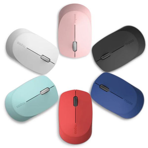 Mouse Rapoo 2.4G Wireless Bluetooth Mini mouse piccolo e medio per computer PC Tablet Pad Laptop Notebook Desktop Office Mause