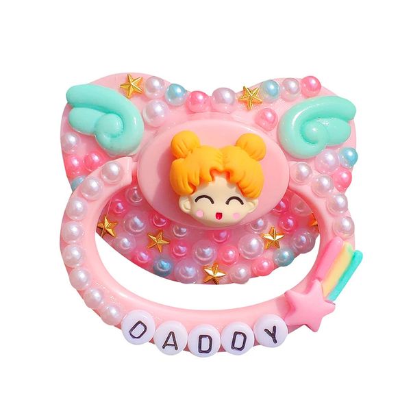 Colorido Adulto Bebê Chupeta 100% Handmade Manequim Silicone Adulto Mamilo Chupetas DDLG Teat Grande Adulto Tamanho Do Bebê Para Menina Menino 240219