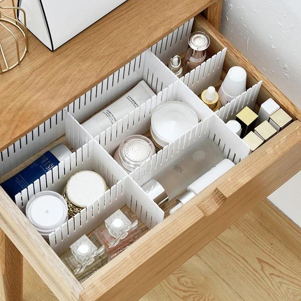 Kleidung Lagerung DIY Einstellbare Schublade Teiler Kombination Partition Bord Platzsparend Kleiderschrank Schrank Separator Für Unterwäsche Socken