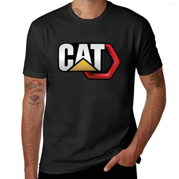 Erkek tank üstleri kedi makinesi tişört hızlı kurutma gömlek kısa anime tişörtler için erkek paketi