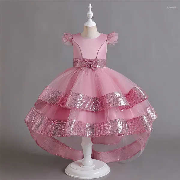 Abiti da ragazza Fantasia Farfalla Bambini Matrimonio Fiore Ragazze Abito Principessa Festa Spettacolo Ballo di fine anno Formale Piccolo compleanno