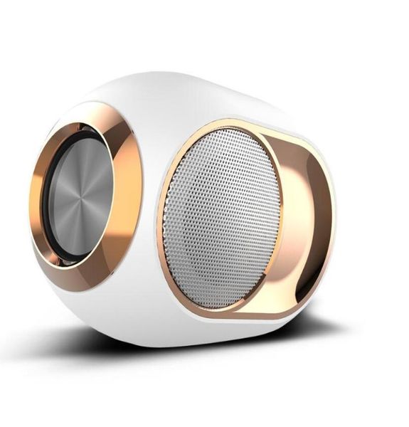 Nuova moda portatile piccolo uovo d'oro scheda altoparlante wireless Bluetooth super subwoofer altoparlante telefono computer6758092