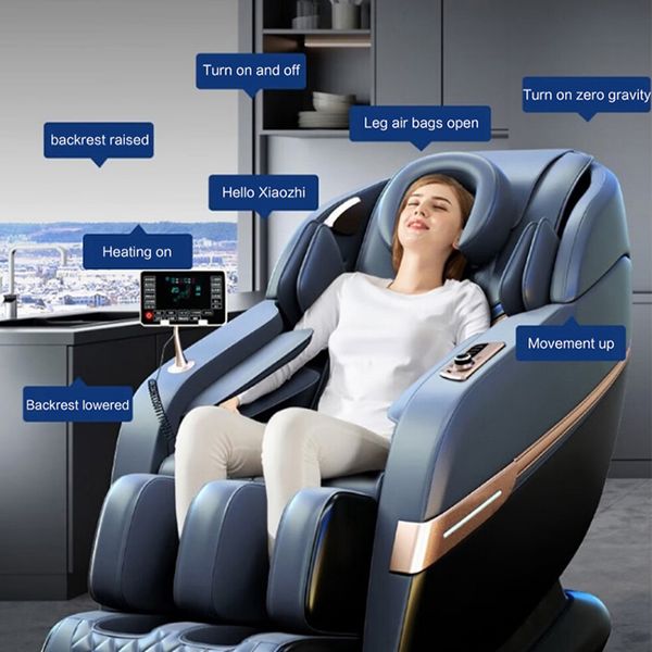 Casa jade zero gravidade cadeira de massagem aquecimento elétrico reclinar cadeiras de massagem de corpo inteiro sofá de massagem shiatsu inteligente