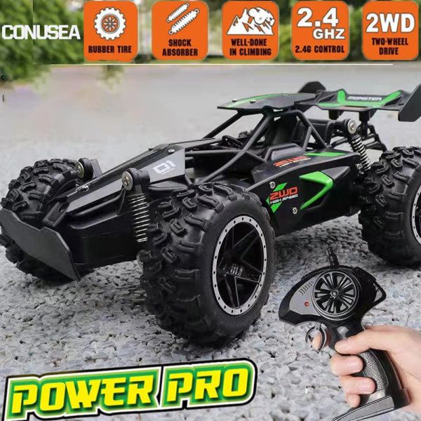 Cars RC Car Drift 1:18 Controle de rádio de carros de alta velocidade 15 km/h off road controle remoto carro caminhões de buggy brinquedos para menino crianças presentes