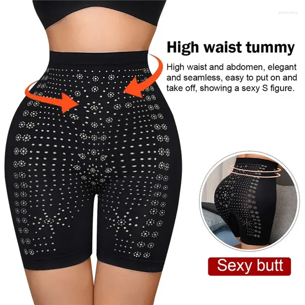 Mulheres Shapers Mulheres Cintura Alta Emagrecimento Shorts Sem Costura Barriga Controle Corporal Calças Verão para Perder Peso Shaping