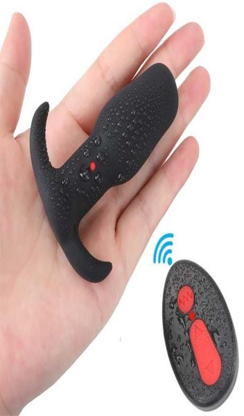 Brinquedo sexual massageador 8cm vibratório butt plug brinquedos anais vibradores para mulheres vibrador homens massageador de próstata produtos adultos eróticos wireless1506335