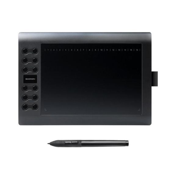 GAOMON M106K Professionelles 10-Zoll-Grafiktablett zum Zeichnen mit USB Art Digital Tablet 2048 Levels Pen9975079