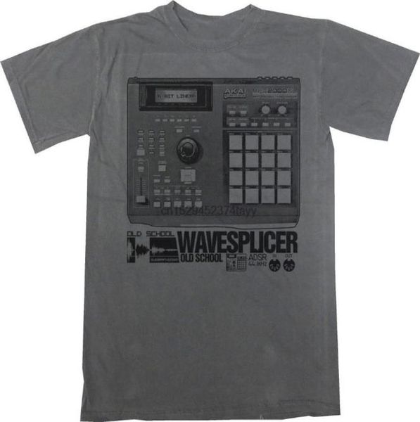 Футболка Akai MPC 2000XL Beat Maker Drum Machine Sampler Sequencer DJ Grey Men039s TShirts9535543