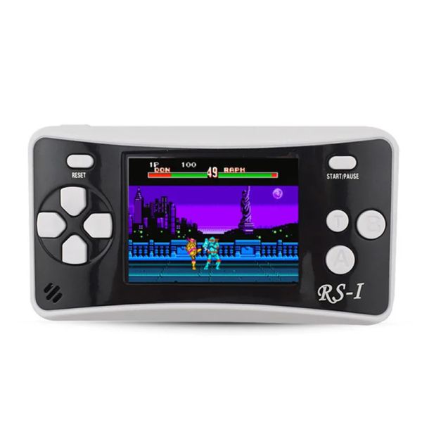 Spieler 2,5-Zoll-Farbbildschirm-Handspielkonsole Integrierte klassische Retro-Vintage-Spiele AV Plug-and-Play-Verbindung zum Fernseher Gamepad-Joystick