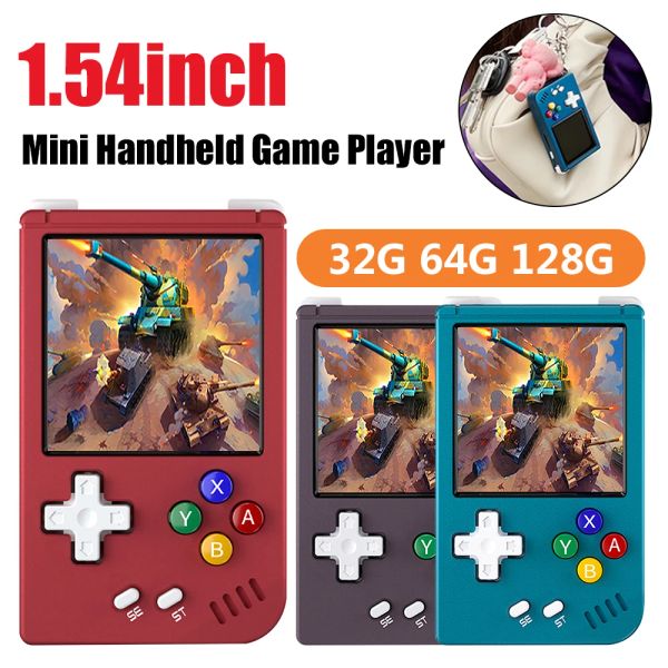 Consoles RG Nano Pocket Mini Handheld Game Player Metal Shell 1,54 