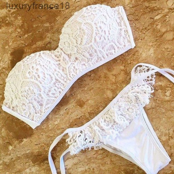 Vintage a vita alta bikini brasiliano costumi da bagno donna fasciatura costumi da bagno push up bikini set costumi da bagno di marca costume da bagno biquini''gg''O0D8