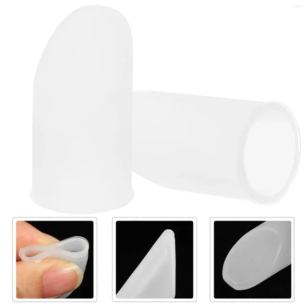 Conjuntos de louça 2pcs à prova de gota bule bico cobre protetores de silicone de chaleira