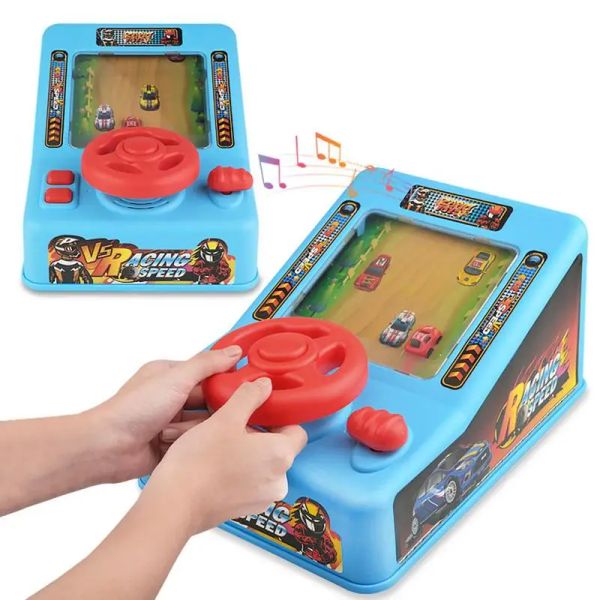 Jogadores volante brinquedos para crianças simulação de condução máquina de jogo de corrida brinquedo simulação condução carro brinquedos simulação direção