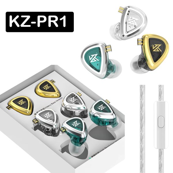 Kopfhörer KZ EDA Ausgewogene kabelgebundene Ohrhörer In-Ear-Sportkopfhörer HiFi-Bass Metall-Ohrhörer Geräuschunterdrückung Spiel-Headset PK EDX ZSN Pro ESX