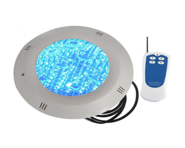 Lampada da piscina a LED AC 12V DC12V Luci subacquee a montaggio superficiale Impermeabile IP68 con telecomando Luci RGB 18W 24W 35W Col5629724