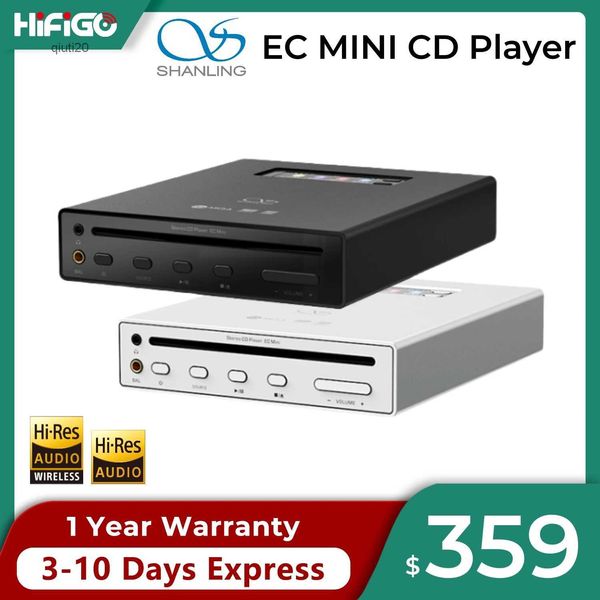 CD-Player SHANLING EC MINI CD-Player Hi-Fi-Qualität Bluetooth DAC/AMP Hi-Res Audio 2x ESS ES9219 Ricore RT6863 Chips 3,5/4,4 mm/RCA-AusgängeL2402