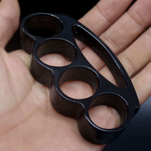 dable Durável Fitness Sólido EDC Paperweight Anel multifuncional Fortemente quatro anéis de dedo Chaveiro Knuckleduster Punho ao ar livre Boxe 638973