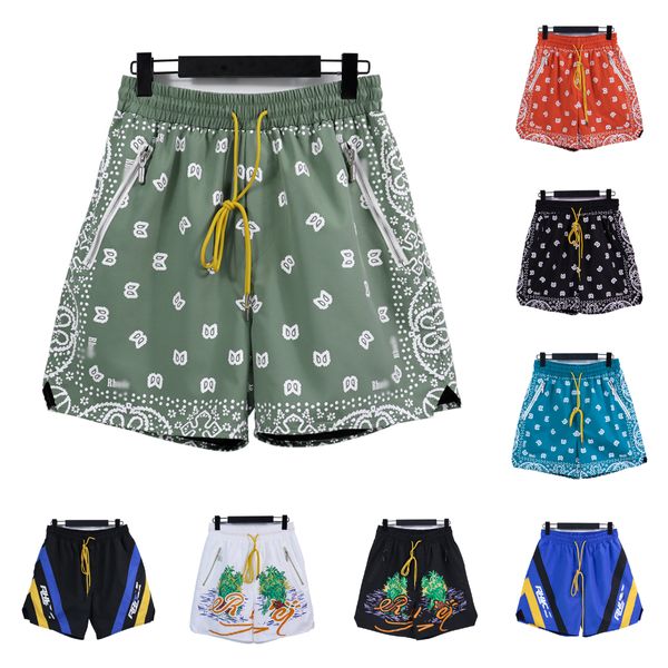 shorts de grife masculinos calções de praia de designer de natação calças de grife masculinas spandex shorts soltos com cordão carta casual roupa diária calças grátis shorts médios planos vermelhos