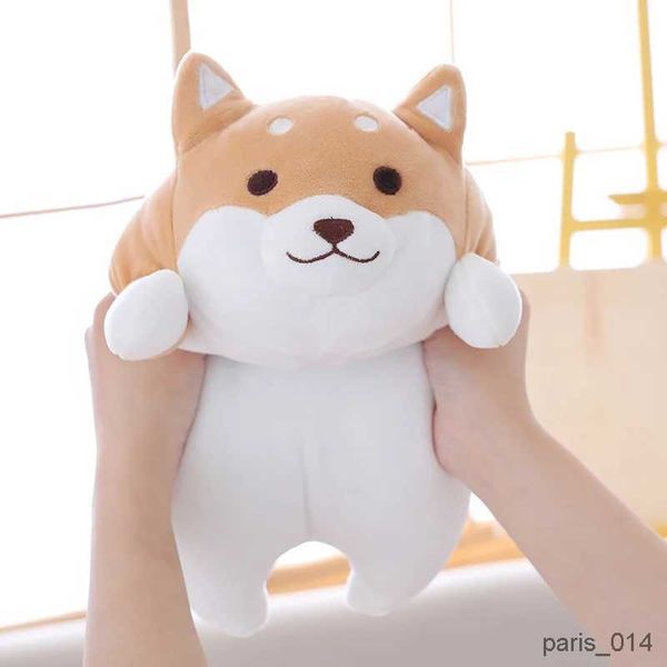 Gefüllte Plüschtiere, 1 Stück, schöne dicke Shiba Inu Corgi-Hunde-Plüschtiere, gefüllte weiche Kaii-Tier-Cartoon-Kissenpuppen, Geschenk für Kinder, Babys