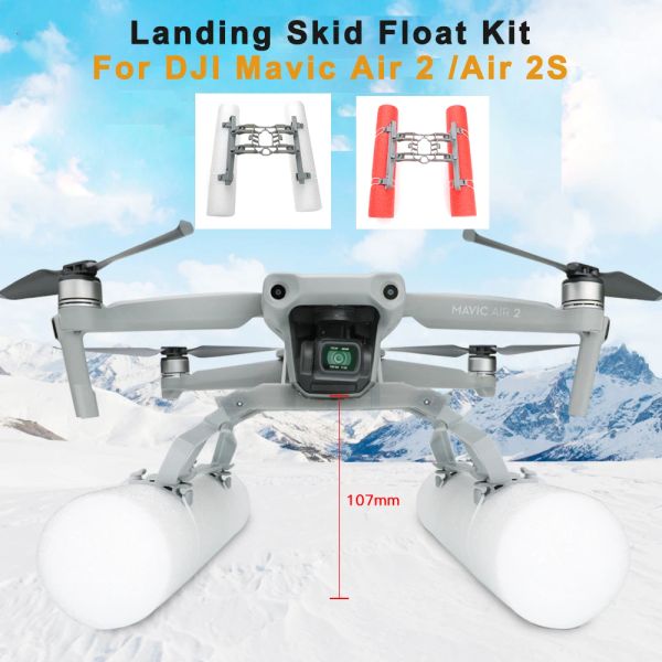 Drohnen Fahrwerk Skid Float Kit Auftrieb Schaum Beine Schwimmen Auf Wasser Landung für DJI Mavic Air 2/DJI Air 2S Drone Zubehör