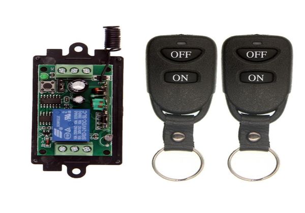 Interruttore della luce di telecomando senza fili RF 10A Uscita relè Radio DC 9 V 12 V 24 V 1 canale CH 1CH Modulo ricevitore Trasmettitore3953841