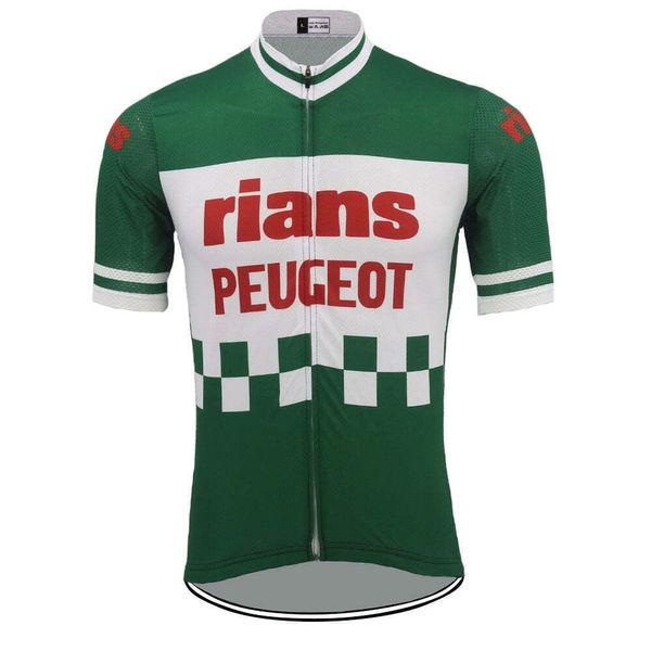 2024 New Peugeot Green Team maglia da ciclismo abbigliamento da bicicletta Ropa De Ciclismo uomo traspirante 100% poliestere abbigliamento da bici per MTB