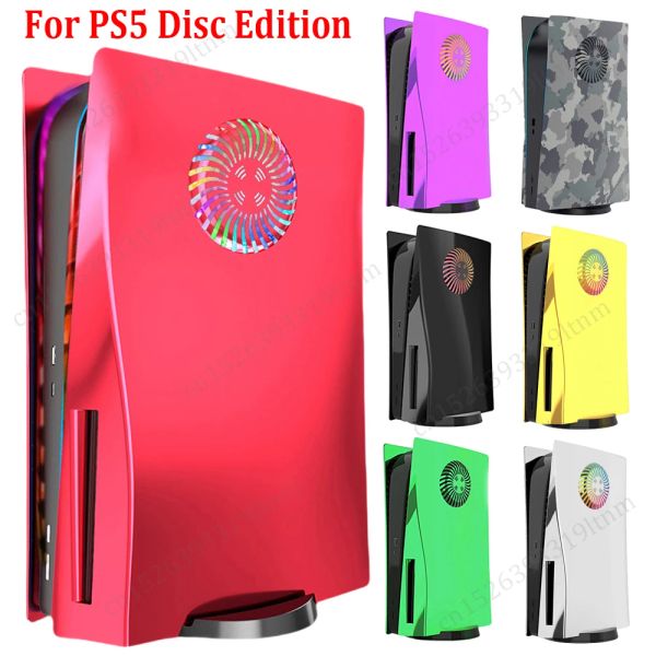 Fälle Frontplatten Für PS5 Disc Edition Ersatz AntiScratch Staubdicht Schutzhülle Hard Shell Für PS5 Fall Spiel Zubehör
