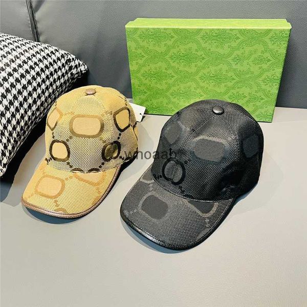 Brim Chapéus Jumbo Carta Baseball Mens Designer Bola Verão Bordado Protetor Solar Fedoras Chapéus Mulheres Sunbonnet G 240229