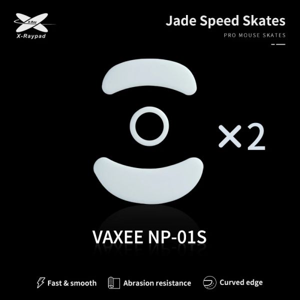 Pads Xraypad Jade Skates für Vaxee Zygen NP01S/NP01/Outset AX Xraypad Maus Skates 2 Sets