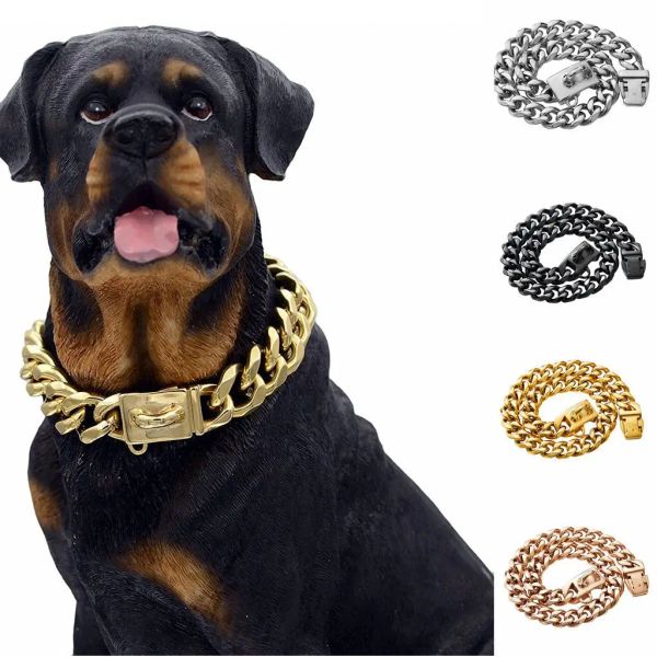 Kragen Luxus Design Haustierkette Hundekragen mit Sicherheitsschlos