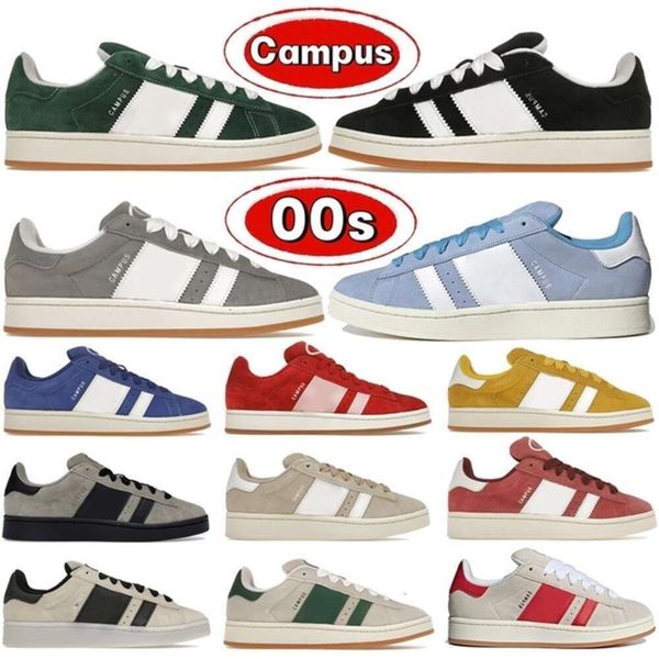 Sapatos 00s camurça campus cinza preto escuro verde nuvem maravilha branco dia dos namorados semi lúcido azul ambiente céu homens mulheres treinadores casuais