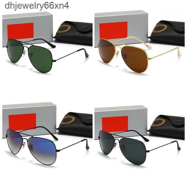 Sonnenbrille Rayban für Damen, blendfrei, Kröte, gehärtetes Glas, männlich und weiblich, Farbfilm, Fahrspiegel, 3026, 3025