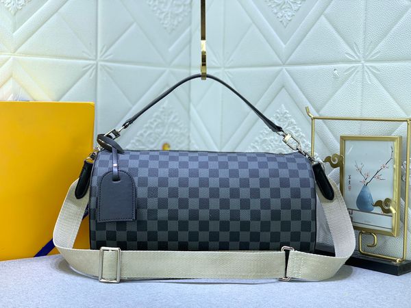 Designer -Tasche Herren- und Frauen -Einkaufstasche Leder kleiner runde Eimer Kissenbeutel Mode Eimer Tasche große Kapazität Umhängetasche Luxus Freizeit Reisetasche