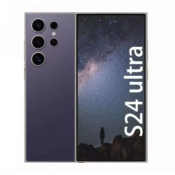 S24 Ultra Smartphone Desbloqueou telefones celulares Android 14 5G Celular Celular Celular 6,8 polegadas 512 GB S 24 telefone celular