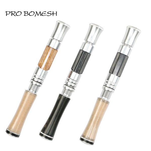 Rods Pro Bomesh 1 Set Korkgriff in voller Länge, AA-Qualität, Holz-Spinnrollenhalter-Set, Metallbesatz, DIY-Zubehör für Forellenruten im japanischen Stil