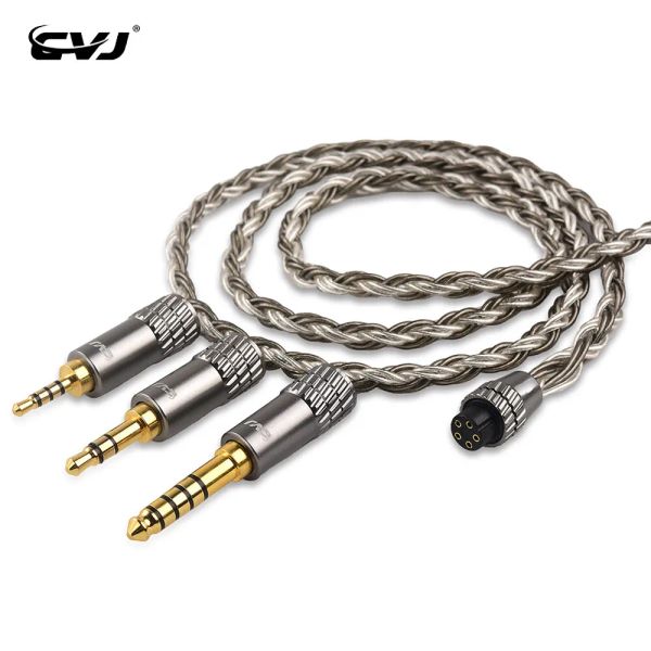 Accessori CVJ TS800 Cavo di aggiornamento Typec/2,5/3,5/4,4 mm MMCX/S/C/0,75/0,78 mm 2PIN CONNETTORE ARRESSO ARRESSO HIFI Linea audio