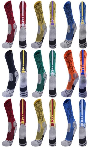Männer Outdoor Sports Elite Basketball Socken Herren Radfahren Socken Kompression Socke Baumwolle Handtuch Unten6913942