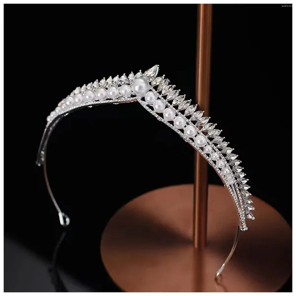 Copricapo Fasce per capelli Tiara Corona di cristallo Fascia per capelli con delicato piccolo diamante flash per la festa di compleanno