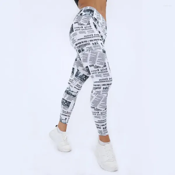 Leggings da donna Yoga Asciugatura rapida Comodo elastico in vita traspirante con buona elasticità