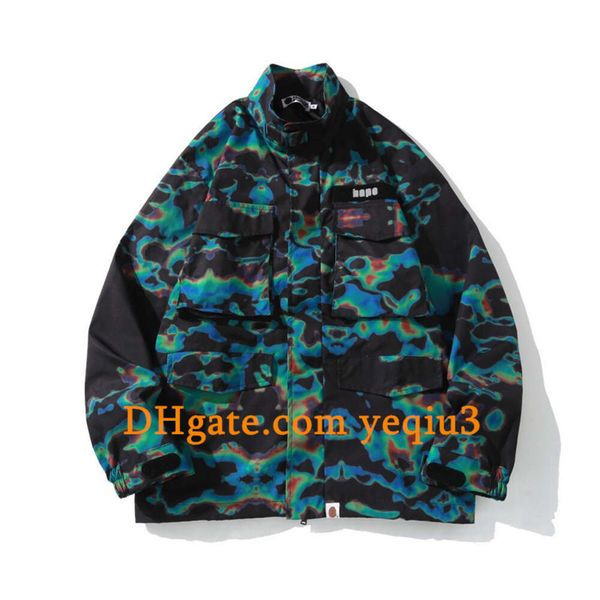 Jaqueta bomber masculina Jaqueta de beisebol Jaqueta de vôo com letras reunidas e design bordado na moda combinando jaqueta de lã de couro sintético jaqueta camuflada tamanho asiático b16