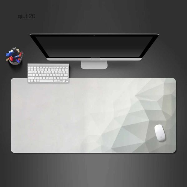 Mouse pads pulso repousa cor personalidade criativa jogo mouse pad grande tamanho cinza gradiente desktop teclado bloqueio borda lavável borracha padl2402