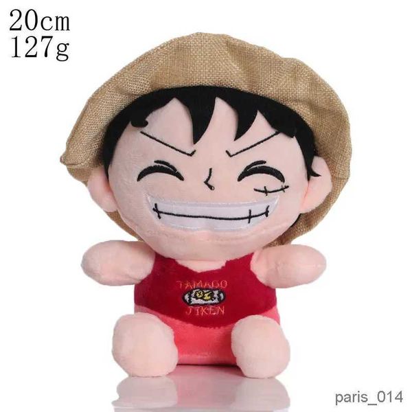 Animali di peluche ripieni Originale 25 cm One Piece Figura anime Zoro Rufy Chopper Giocattoli di peluche Simpatico cartone animato Peluche Bambole di pezza Ciondolo Bambini Regali di Natale