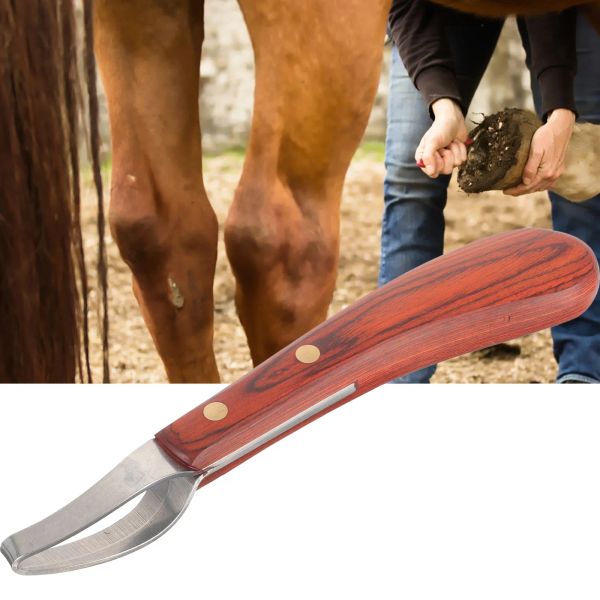 Acessórios cavalo hoofing faca ergonômica ferramenta ferrador cão aparadores clippers acessórios de cabra profissional acessório ferradura ferramenta ferrador