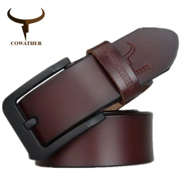 Celra cinturão do cinto masculino para homens de alta qualidade de vaca genuína cinturões de couro 2021 strap moda de moda de jeans preto xf010