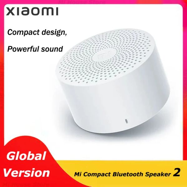 Altoparlanti Altoparlante Bluetooth compatto Xiaomi Mi 2 Altoparlante più forte con microfono Vivavoce Mini audio portatile Telecomando intelligente