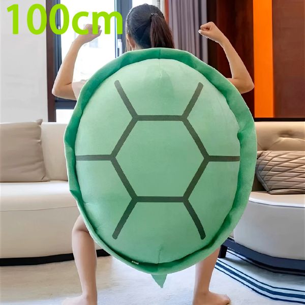 Almofadas Wearable Tartaruga Shell Travesseiros Extra Grande Soft Plush Stuffed Turtle Travesseiro Engraçado Dress Up Criativo Tartaruga Traje Brinquedo 100cm