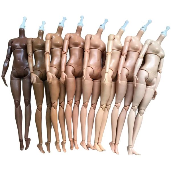 Puppen Schlanker Puppen-Yoga-Körper Weiß Braun Kaffee Beige Haut Puppenfiguren Mehrfarbiges Puppenspielzeug