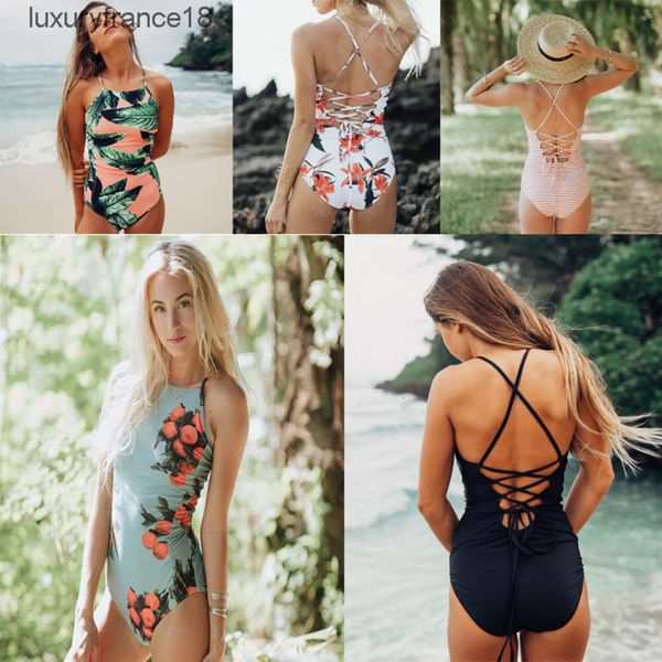 154-185 Yeni Gelişler Çok Bandge Bikinis Moda Seksi Swinwear One Parça Mayo Lady Mayo Seksi Bikini Ücretsiz Nakliye'g