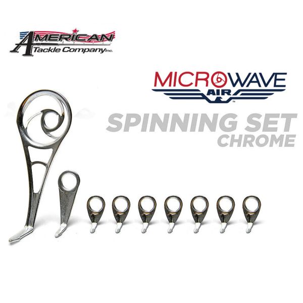 Strumenti Pro Bomesh 9 pz/set 2.9g 5.2g ATC Microonde Sistema di Controllo della Linea Guida Spinning Casting Guida Set Kit Asta FAI DA TE riparazione di componenti