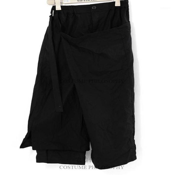 Men039s Pantaloni 2021 Casual Culottes Coreano Hair Stylist Moda Cotone Retro Allentato Maschio Harem2801173